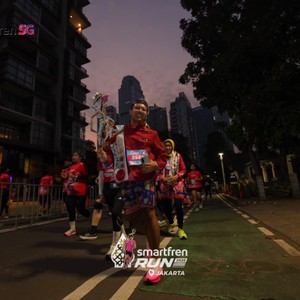 Race photo from SMARTFREN RUN 2026