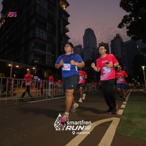 Race photo from SMARTFREN RUN 2026