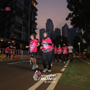 Race photo from SMARTFREN RUN 2026