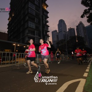 Race photo from SMARTFREN RUN 2026