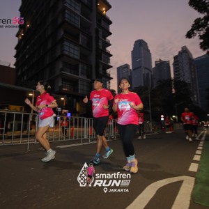 Race photo from SMARTFREN RUN 2026