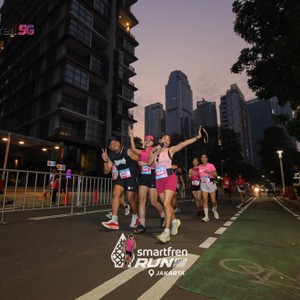 Race photo from SMARTFREN RUN 2026