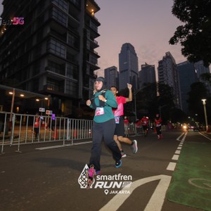 Race photo from SMARTFREN RUN 2026