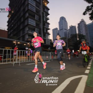Race photo from SMARTFREN RUN 2026