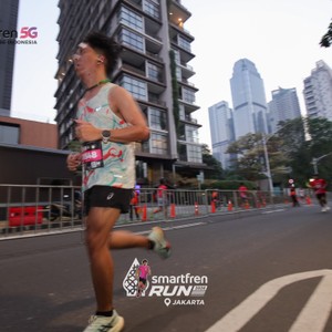 Race photo from SMARTFREN RUN 2026