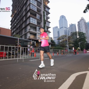 Race photo from SMARTFREN RUN 2026