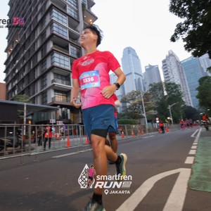 Race photo from SMARTFREN RUN 2026