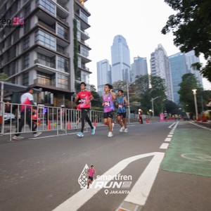 Race photo from SMARTFREN RUN 2026