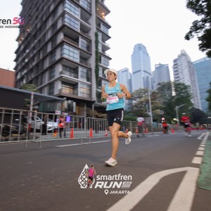 Race photo from SMARTFREN RUN 2026