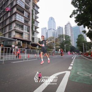 Race photo from SMARTFREN RUN 2026