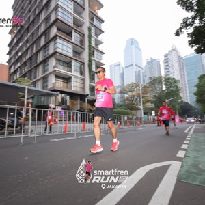 Race photo from SMARTFREN RUN 2026