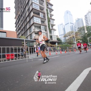 Race photo from SMARTFREN RUN 2026