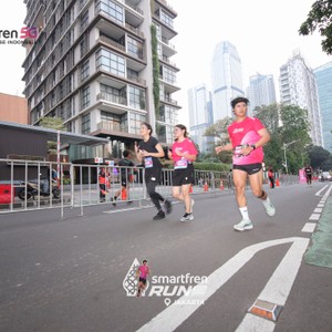 Race photo from SMARTFREN RUN 2026