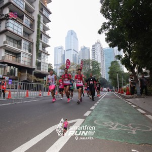 Race photo from SMARTFREN RUN 2026
