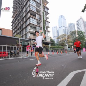 Race photo from SMARTFREN RUN 2026