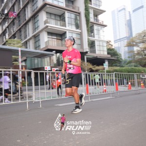 Race photo from SMARTFREN RUN 2026
