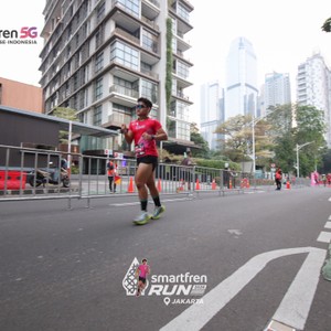 Race photo from SMARTFREN RUN 2026