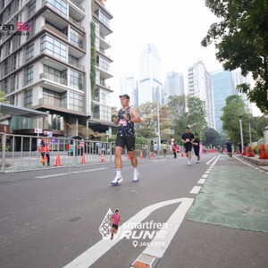 Race photo from SMARTFREN RUN 2026