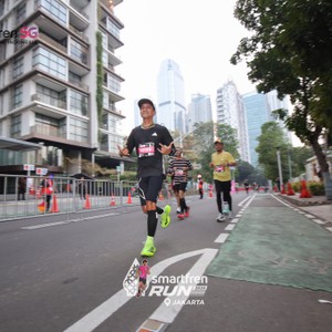 Race photo from SMARTFREN RUN 2026
