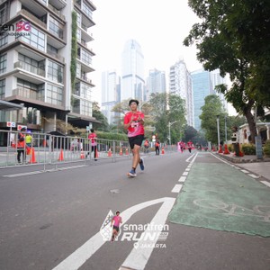Race photo from SMARTFREN RUN 2026