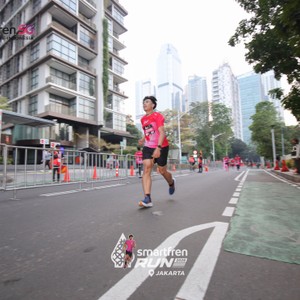 Race photo from SMARTFREN RUN 2026