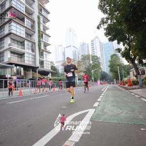 Race photo from SMARTFREN RUN 2026