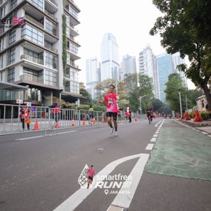 Race photo from SMARTFREN RUN 2026