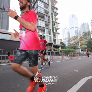 Race photo from SMARTFREN RUN 2026
