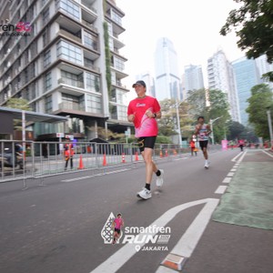 Race photo from SMARTFREN RUN 2026