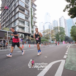 Race photo from SMARTFREN RUN 2026