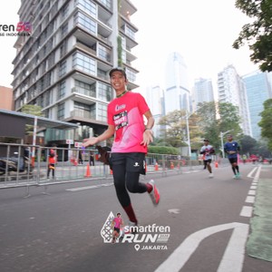 Race photo from SMARTFREN RUN 2026