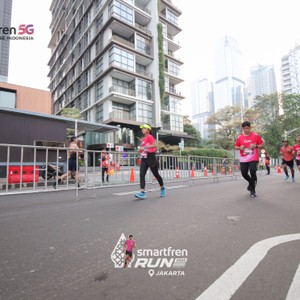 Race photo from SMARTFREN RUN 2026