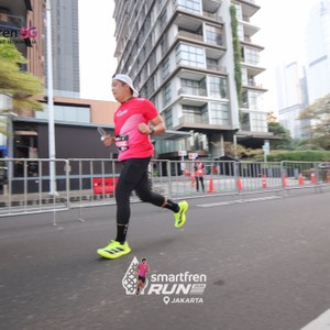 Race photo from SMARTFREN RUN 2026