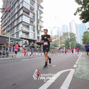 Race photo from SMARTFREN RUN 2026