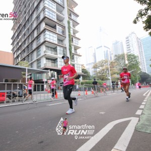 Race photo from SMARTFREN RUN 2026