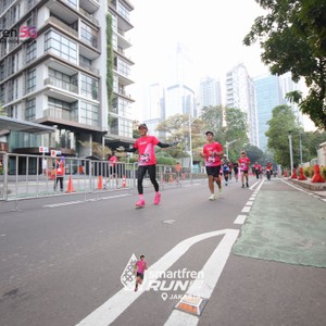 Race photo from SMARTFREN RUN 2026