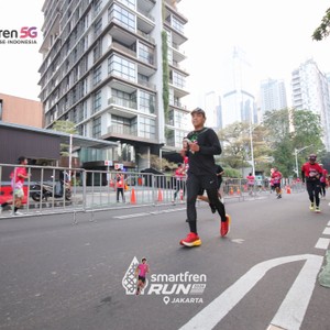 Race photo from SMARTFREN RUN 2026