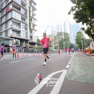 Race photo from SMARTFREN RUN 2026