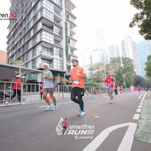 Race photo from SMARTFREN RUN 2026