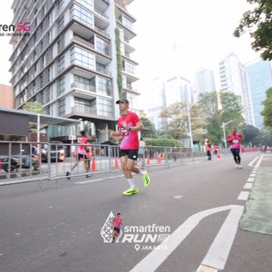 Race photo from SMARTFREN RUN 2026
