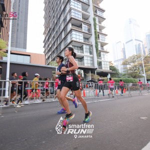 Race photo from SMARTFREN RUN 2026