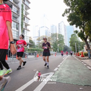 Race photo from SMARTFREN RUN 2026