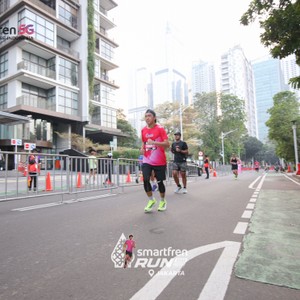 Race photo from SMARTFREN RUN 2026