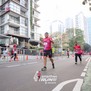 Race photo from SMARTFREN RUN 2026