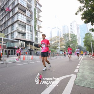 Race photo from SMARTFREN RUN 2026