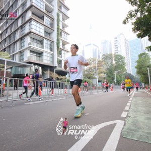 Race photo from SMARTFREN RUN 2026