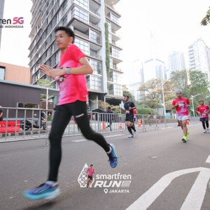 Race photo from SMARTFREN RUN 2026