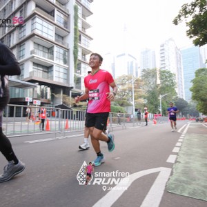Race photo from SMARTFREN RUN 2026