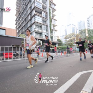 Race photo from SMARTFREN RUN 2026