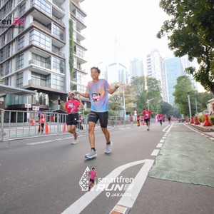Race photo from SMARTFREN RUN 2026